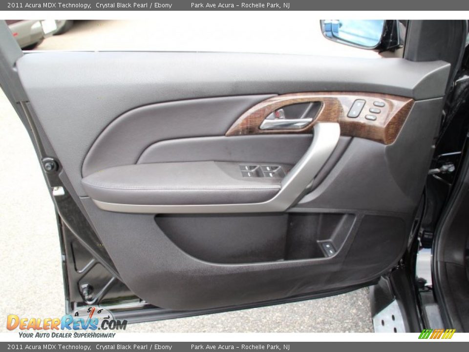 2011 Acura MDX Technology Crystal Black Pearl / Ebony Photo #9