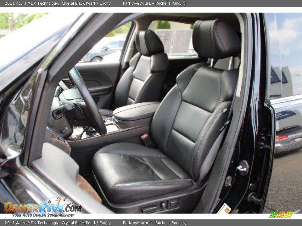 2011 Acura MDX Technology Crystal Black Pearl / Ebony Photo #12