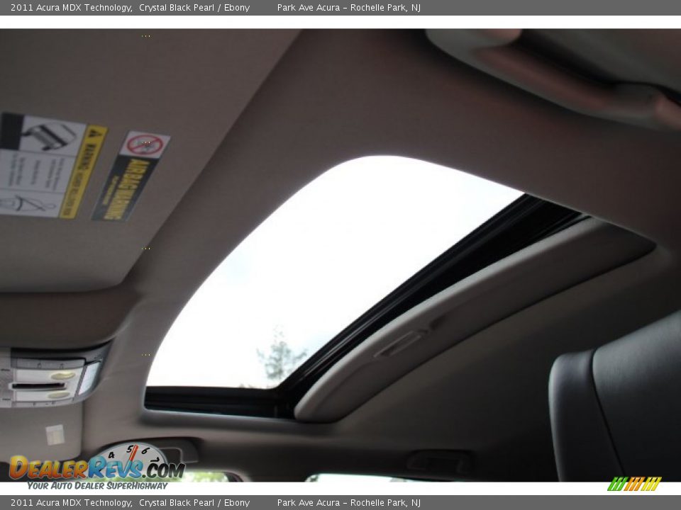 2011 Acura MDX Technology Crystal Black Pearl / Ebony Photo #13