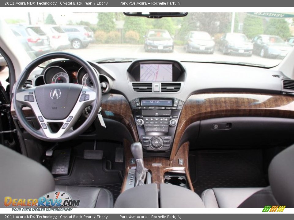 2011 Acura MDX Technology Crystal Black Pearl / Ebony Photo #14
