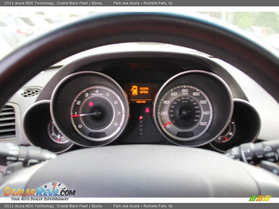 2011 Acura MDX Technology Crystal Black Pearl / Ebony Photo #20