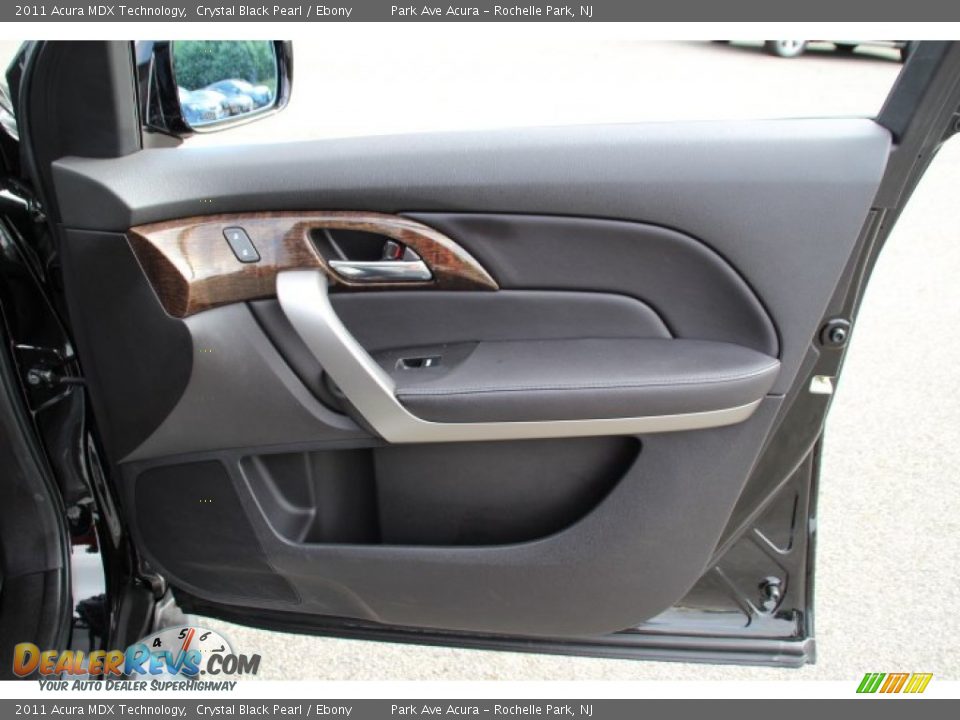 2011 Acura MDX Technology Crystal Black Pearl / Ebony Photo #25