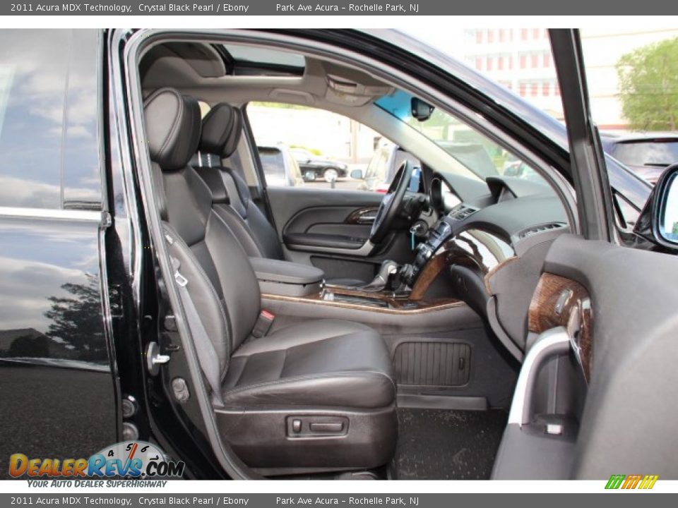 2011 Acura MDX Technology Crystal Black Pearl / Ebony Photo #27