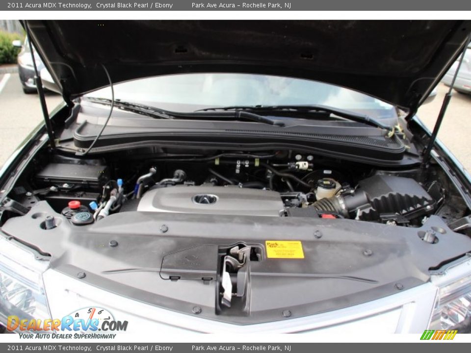 2011 Acura MDX Technology Crystal Black Pearl / Ebony Photo #29