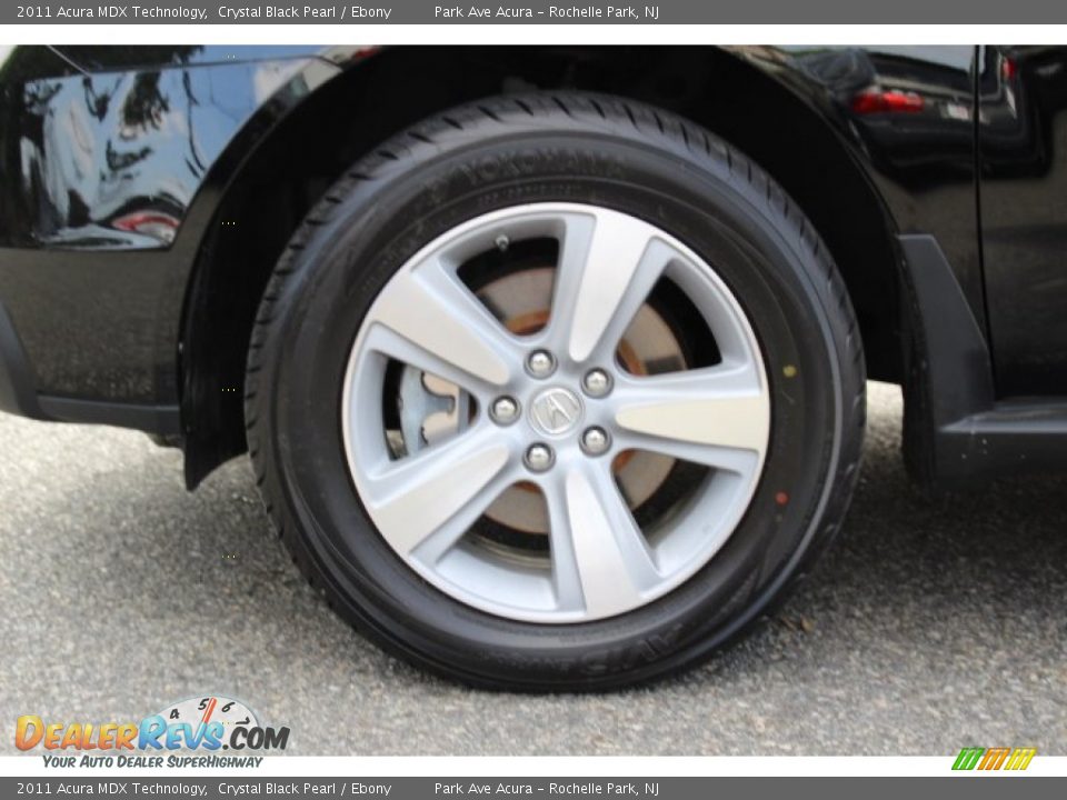 2011 Acura MDX Technology Crystal Black Pearl / Ebony Photo #31