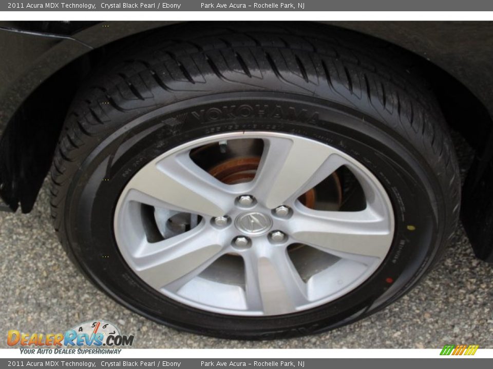 2011 Acura MDX Technology Crystal Black Pearl / Ebony Photo #32