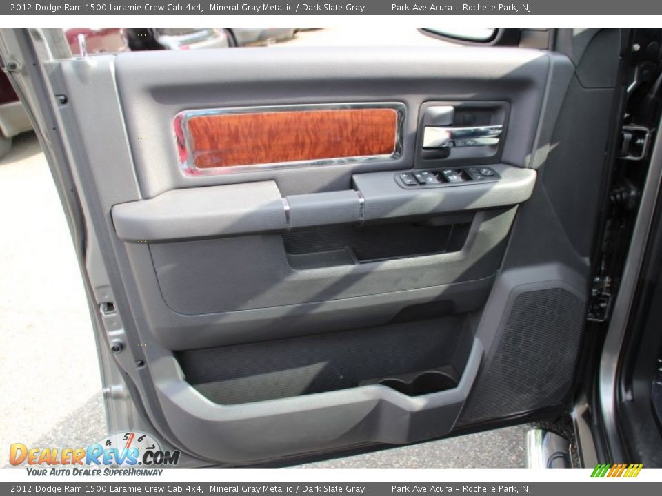 2012 Dodge Ram 1500 Laramie Crew Cab 4x4 Mineral Gray Metallic / Dark Slate Gray Photo #9