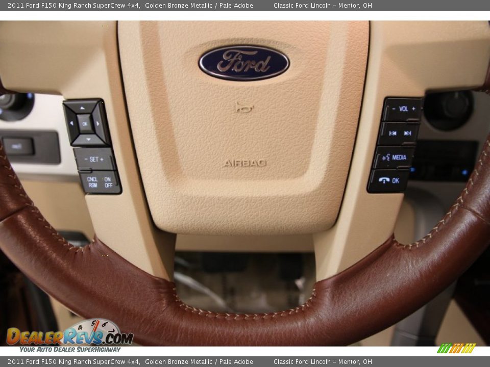 2011 Ford F150 King Ranch SuperCrew 4x4 Golden Bronze Metallic / Pale Adobe Photo #11