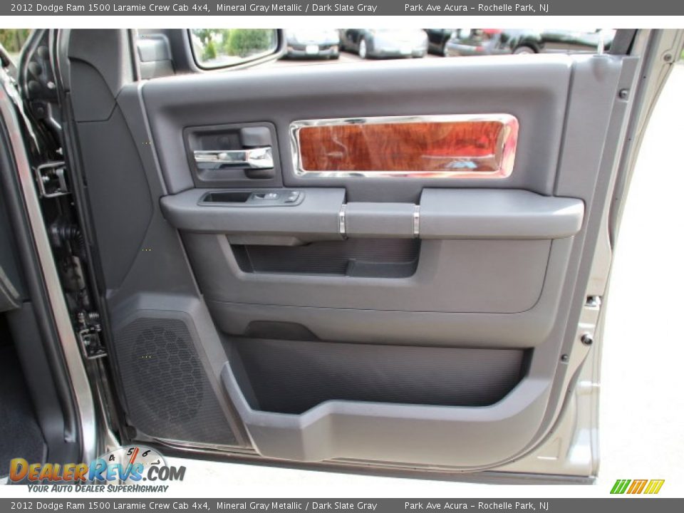 2012 Dodge Ram 1500 Laramie Crew Cab 4x4 Mineral Gray Metallic / Dark Slate Gray Photo #25