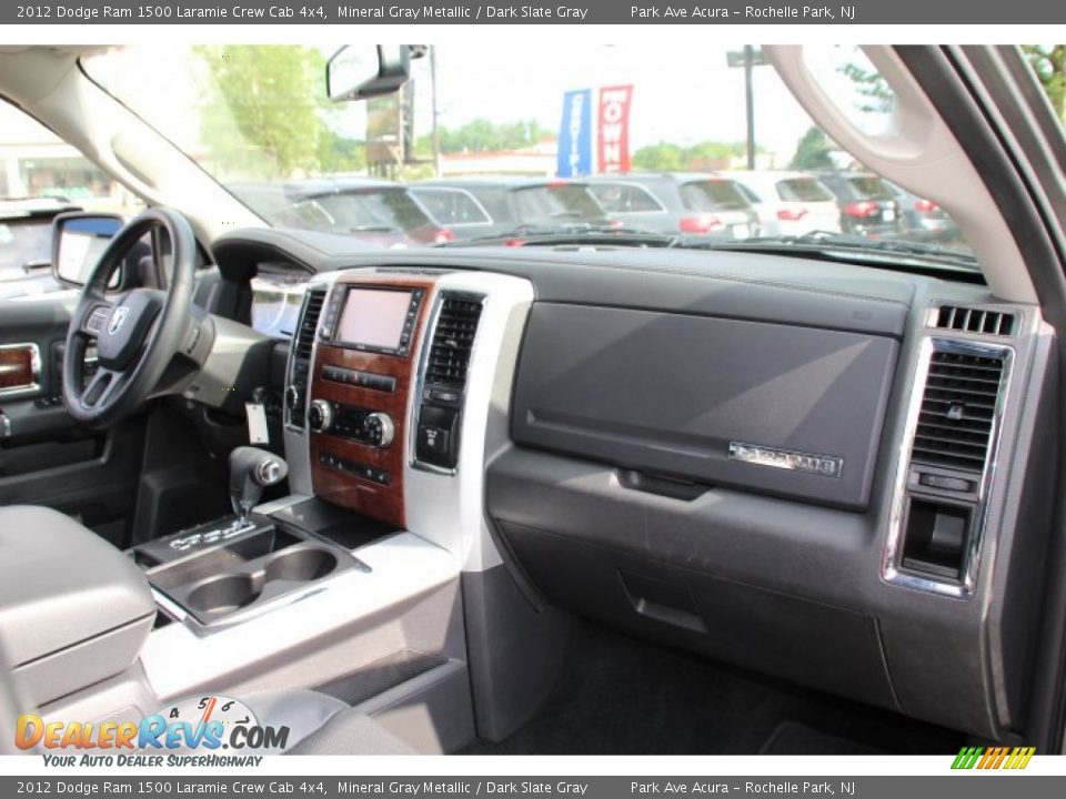 2012 Dodge Ram 1500 Laramie Crew Cab 4x4 Mineral Gray Metallic / Dark Slate Gray Photo #26