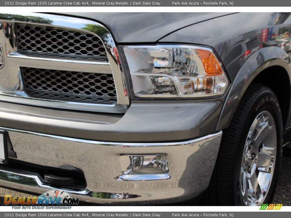 2012 Dodge Ram 1500 Laramie Crew Cab 4x4 Mineral Gray Metallic / Dark Slate Gray Photo #30