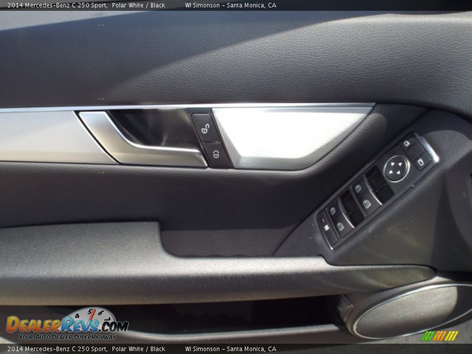 2014 Mercedes-Benz C 250 Sport Polar White / Black Photo #6