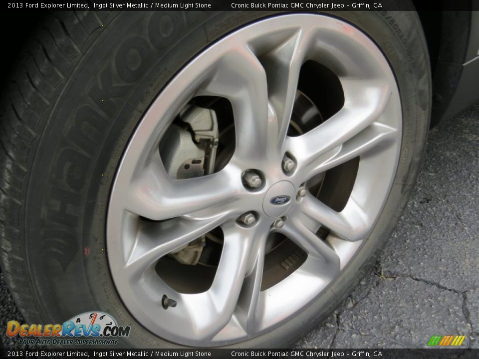 2013 Ford Explorer Limited Ingot Silver Metallic / Medium Light Stone Photo #9