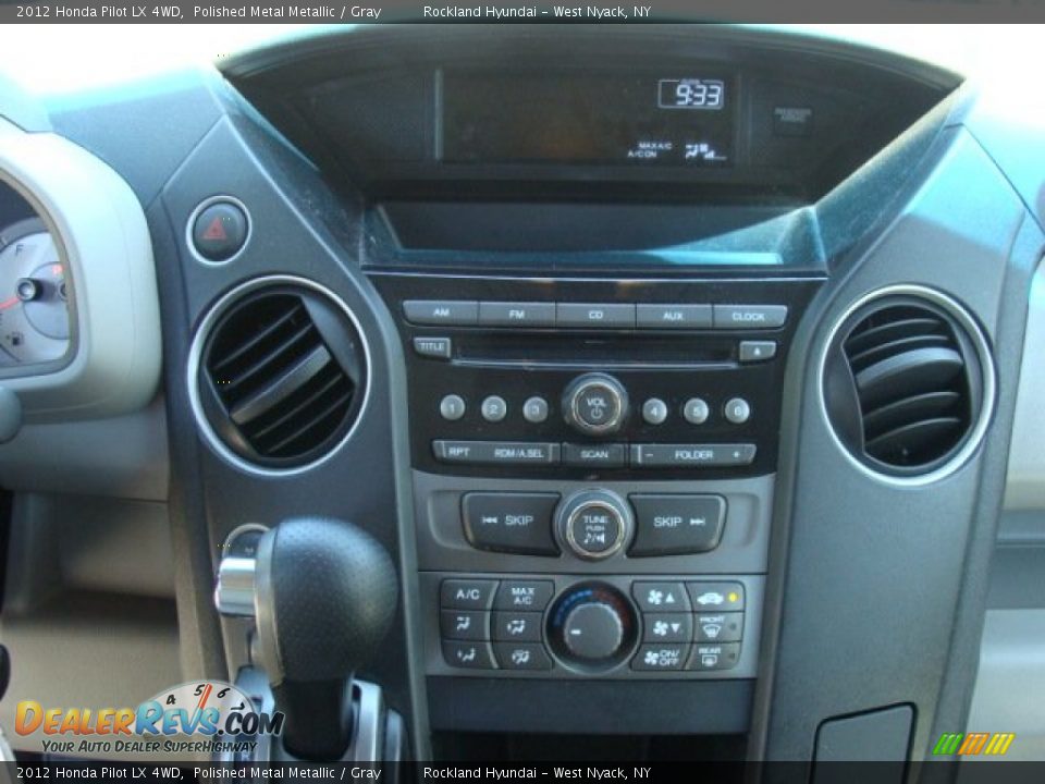 2012 Honda Pilot LX 4WD Polished Metal Metallic / Gray Photo #15
