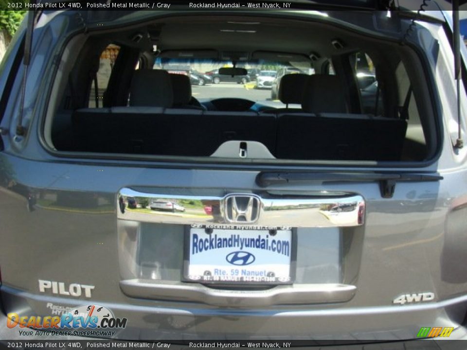 2012 Honda Pilot LX 4WD Polished Metal Metallic / Gray Photo #18