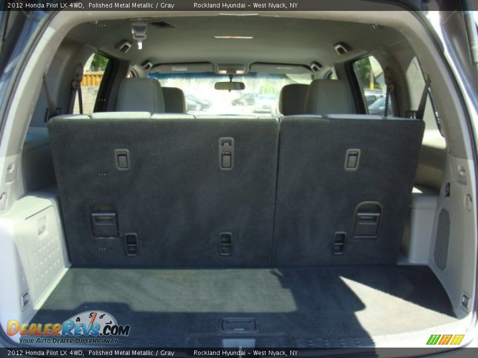 2012 Honda Pilot LX 4WD Polished Metal Metallic / Gray Photo #19