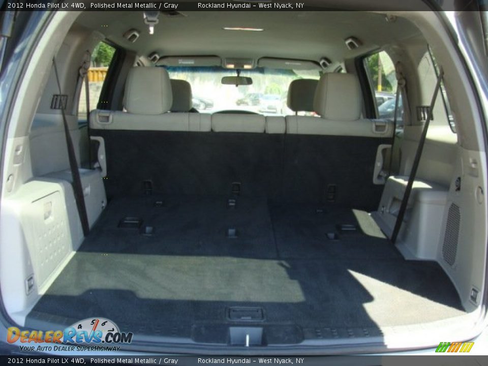 2012 Honda Pilot LX 4WD Polished Metal Metallic / Gray Photo #20