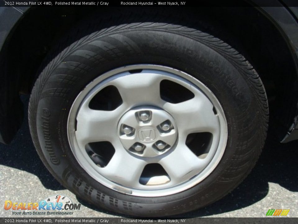 2012 Honda Pilot LX 4WD Polished Metal Metallic / Gray Photo #26
