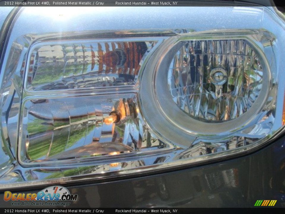 2012 Honda Pilot LX 4WD Polished Metal Metallic / Gray Photo #29