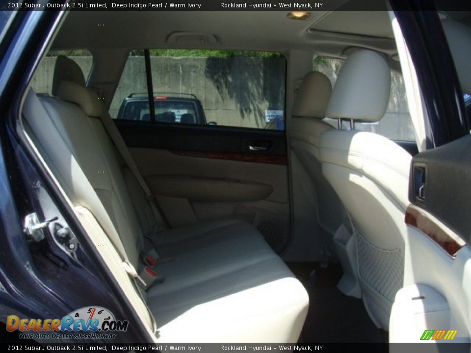 2012 Subaru Outback 2.5i Limited Deep Indigo Pearl / Warm Ivory Photo #24