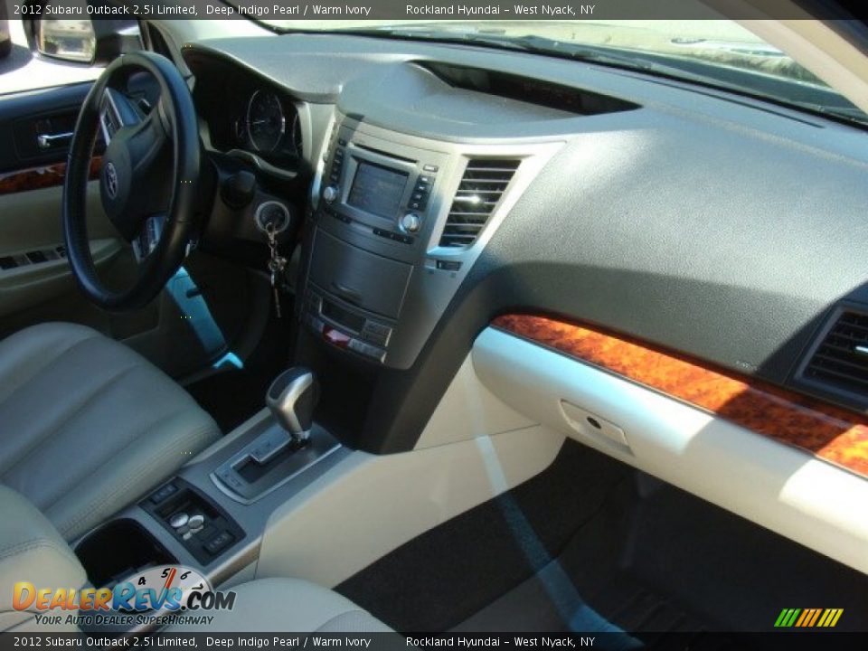 2012 Subaru Outback 2.5i Limited Deep Indigo Pearl / Warm Ivory Photo #26
