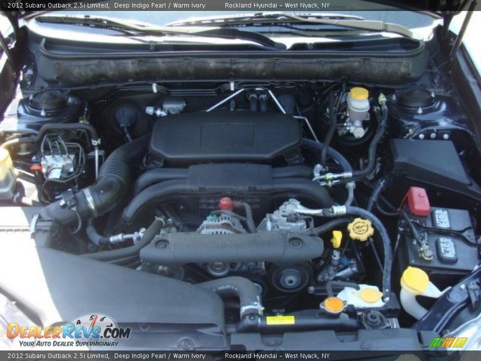 2012 Subaru Outback 2.5i Limited Deep Indigo Pearl / Warm Ivory Photo #30