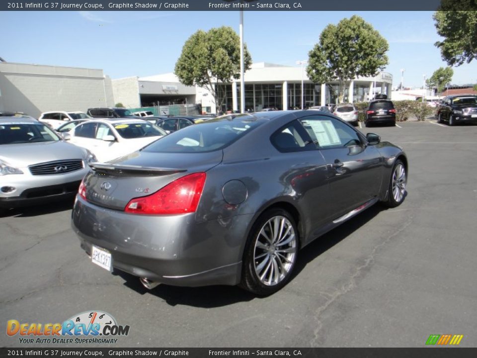 2011 Infiniti G 37 Journey Coupe Graphite Shadow / Graphite Photo #6