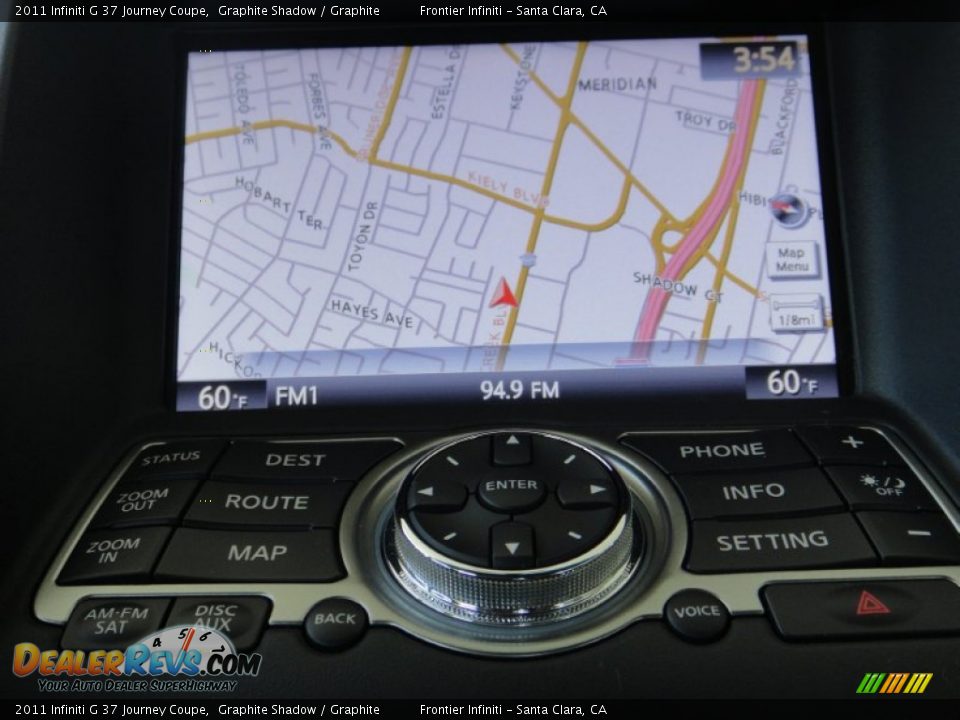 2011 Infiniti G 37 Journey Coupe Graphite Shadow / Graphite Photo #10