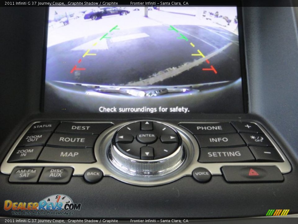 2011 Infiniti G 37 Journey Coupe Graphite Shadow / Graphite Photo #11