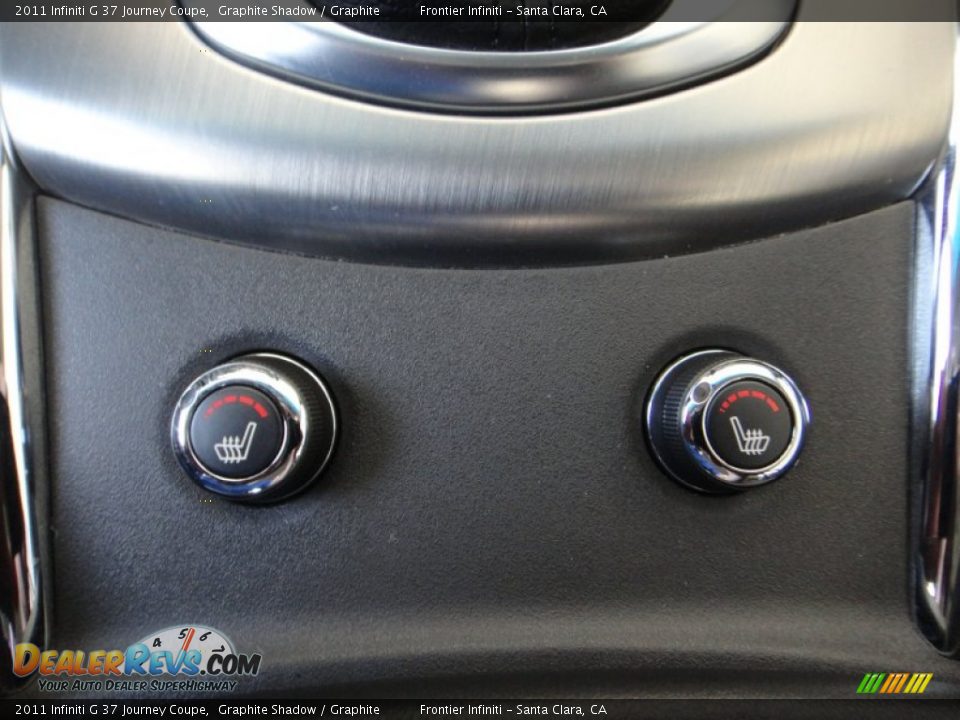 2011 Infiniti G 37 Journey Coupe Graphite Shadow / Graphite Photo #14