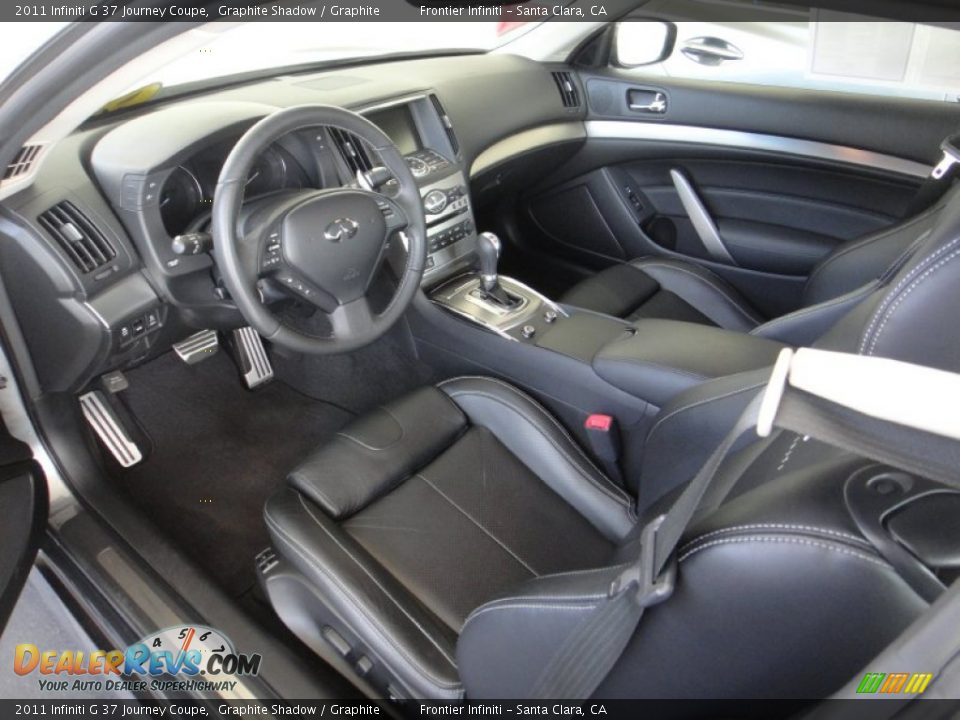 2011 Infiniti G 37 Journey Coupe Graphite Shadow / Graphite Photo #15