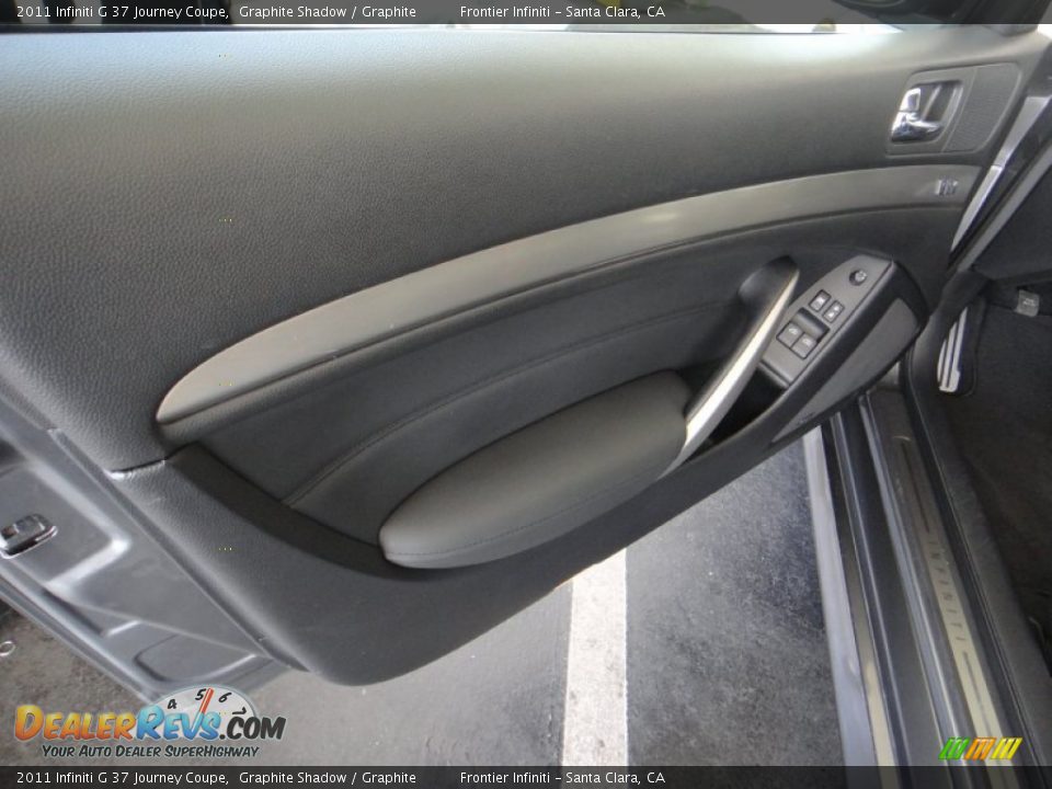 2011 Infiniti G 37 Journey Coupe Graphite Shadow / Graphite Photo #18