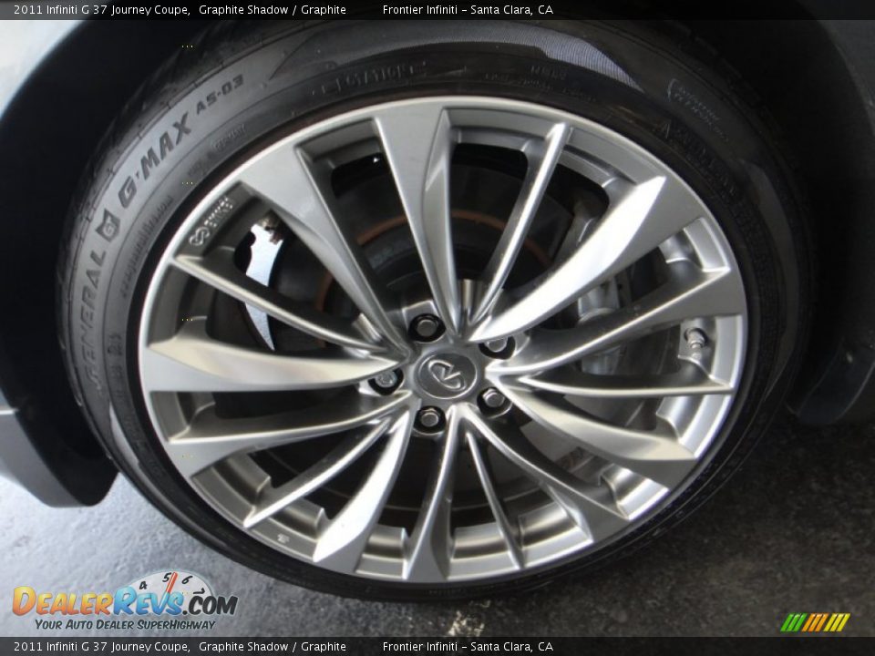 2011 Infiniti G 37 Journey Coupe Graphite Shadow / Graphite Photo #20