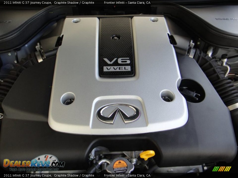 2011 Infiniti G 37 Journey Coupe Graphite Shadow / Graphite Photo #24
