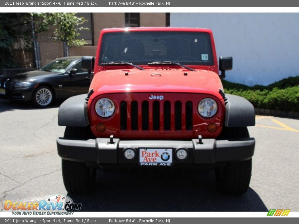 2011 Jeep Wrangler Sport 4x4 Flame Red / Black Photo #8