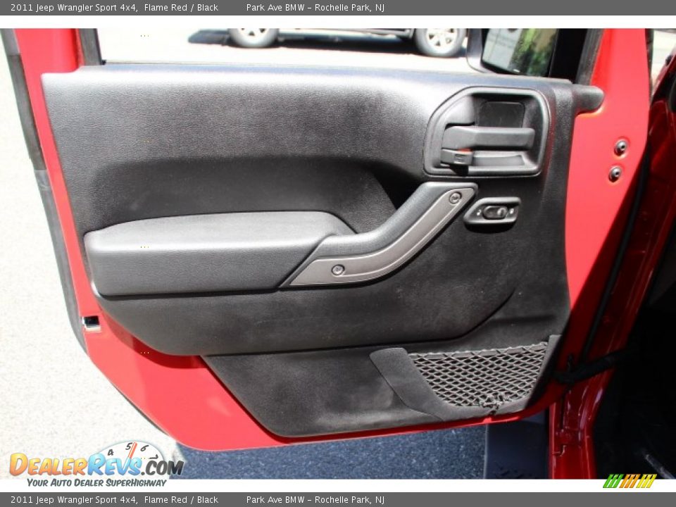 2011 Jeep Wrangler Sport 4x4 Flame Red / Black Photo #9