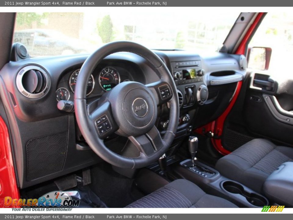 2011 Jeep Wrangler Sport 4x4 Flame Red / Black Photo #10