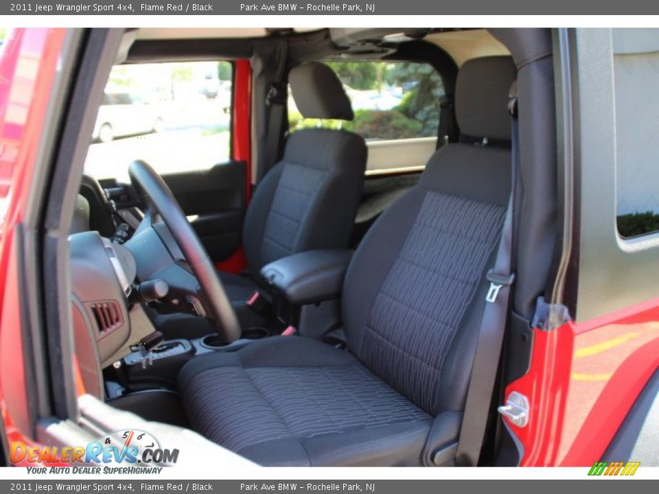 2011 Jeep Wrangler Sport 4x4 Flame Red / Black Photo #12