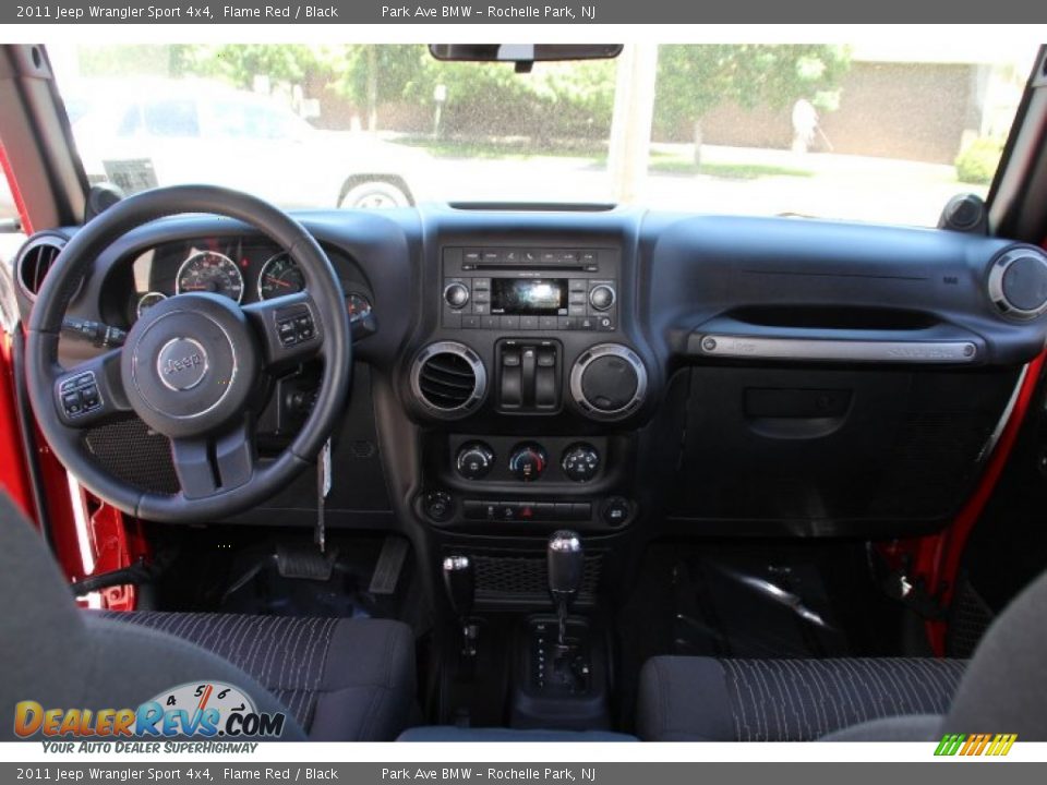 2011 Jeep Wrangler Sport 4x4 Flame Red / Black Photo #13