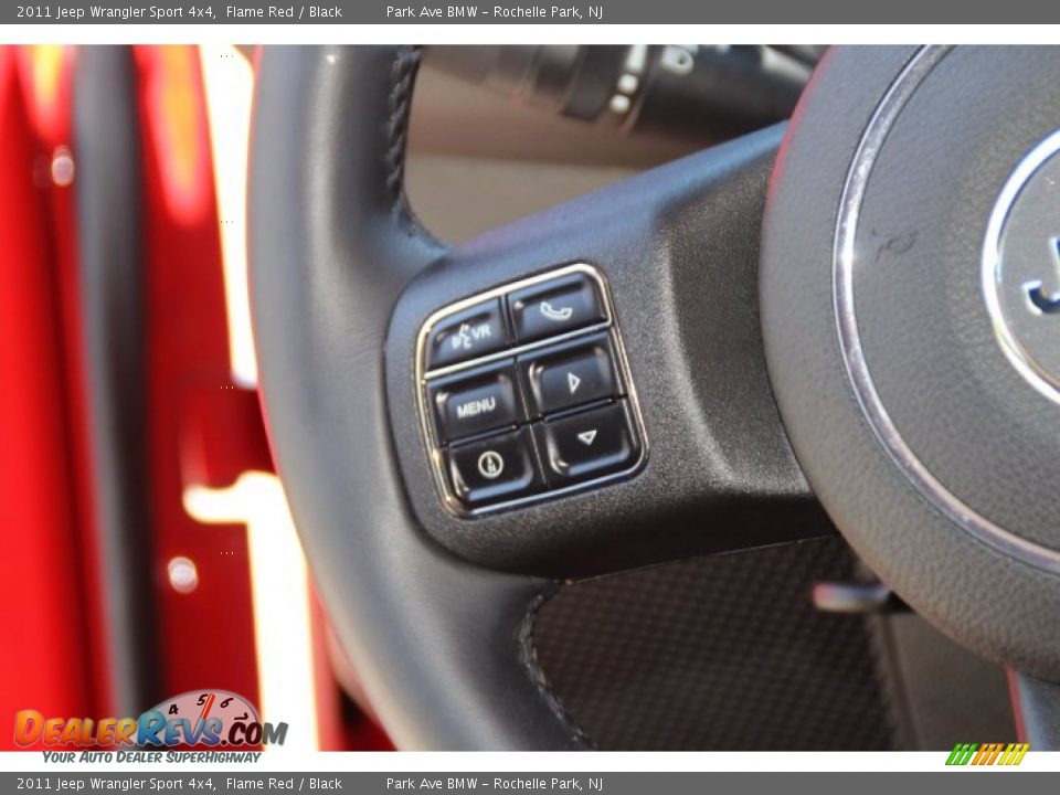2011 Jeep Wrangler Sport 4x4 Flame Red / Black Photo #17