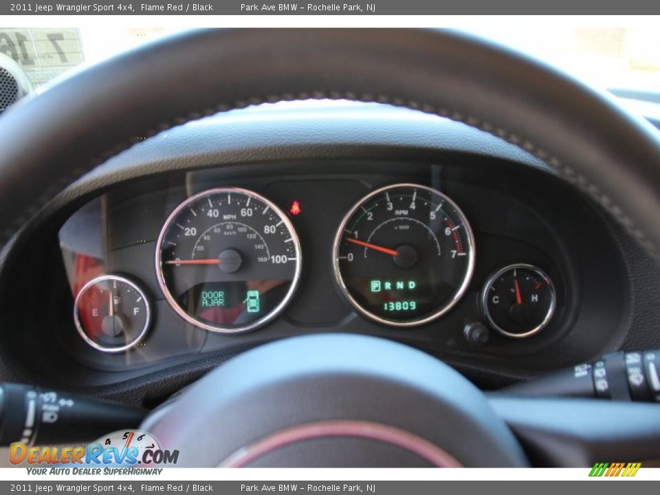 2011 Jeep Wrangler Sport 4x4 Flame Red / Black Photo #19