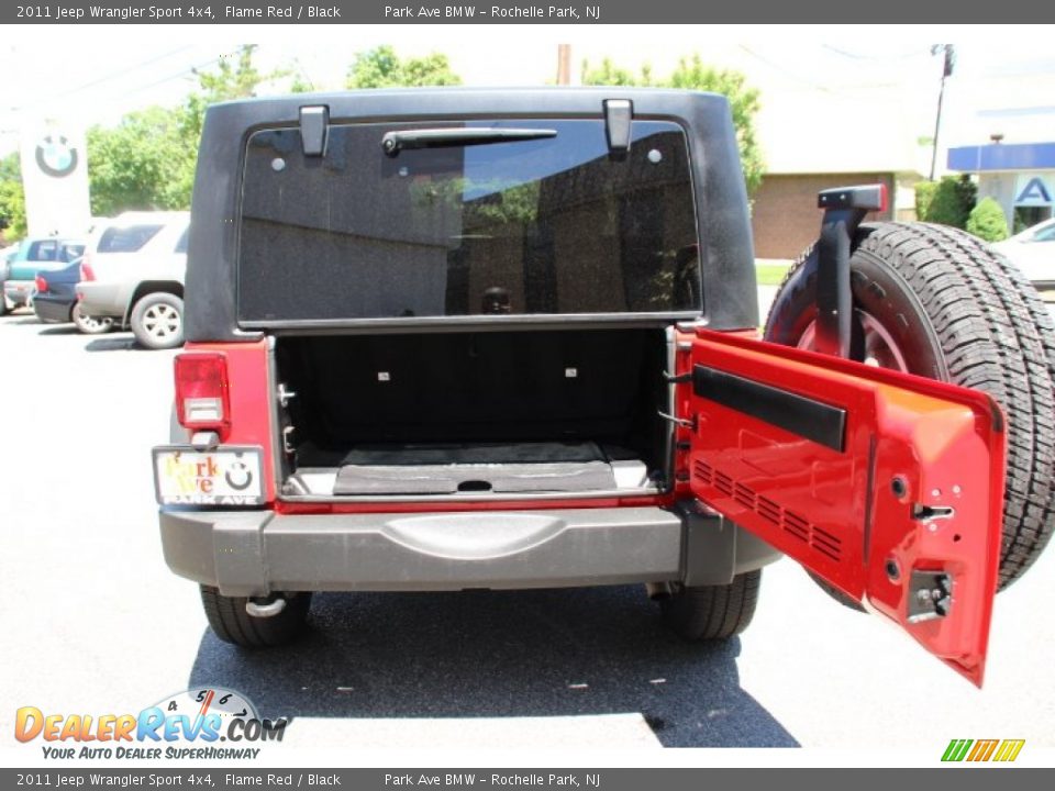 2011 Jeep Wrangler Sport 4x4 Flame Red / Black Photo #20