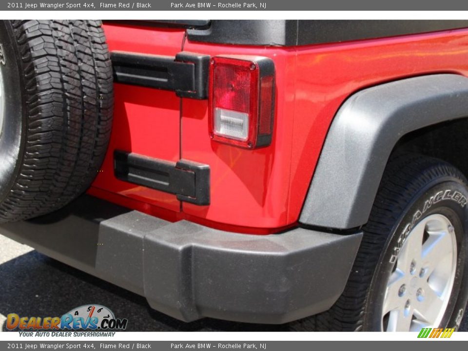 2011 Jeep Wrangler Sport 4x4 Flame Red / Black Photo #22