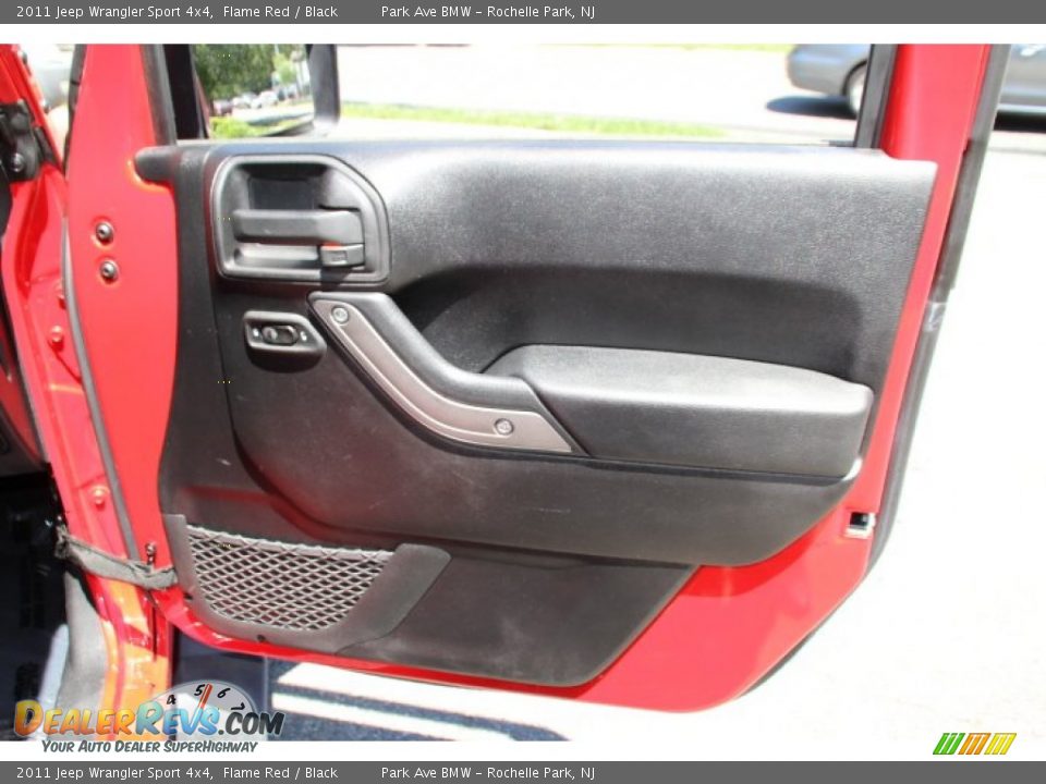2011 Jeep Wrangler Sport 4x4 Flame Red / Black Photo #23