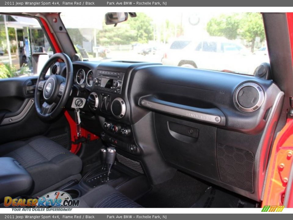 2011 Jeep Wrangler Sport 4x4 Flame Red / Black Photo #24