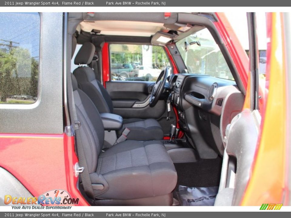 2011 Jeep Wrangler Sport 4x4 Flame Red / Black Photo #25