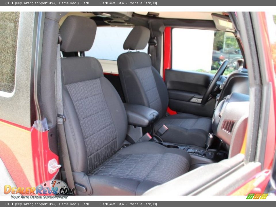 2011 Jeep Wrangler Sport 4x4 Flame Red / Black Photo #26