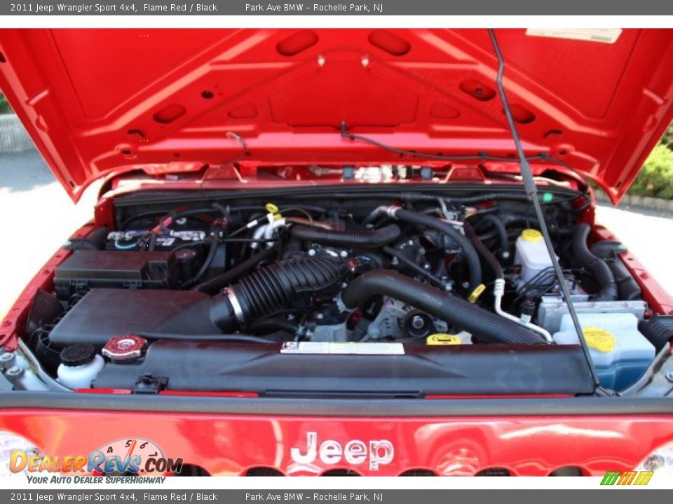 2011 Jeep Wrangler Sport 4x4 Flame Red / Black Photo #27