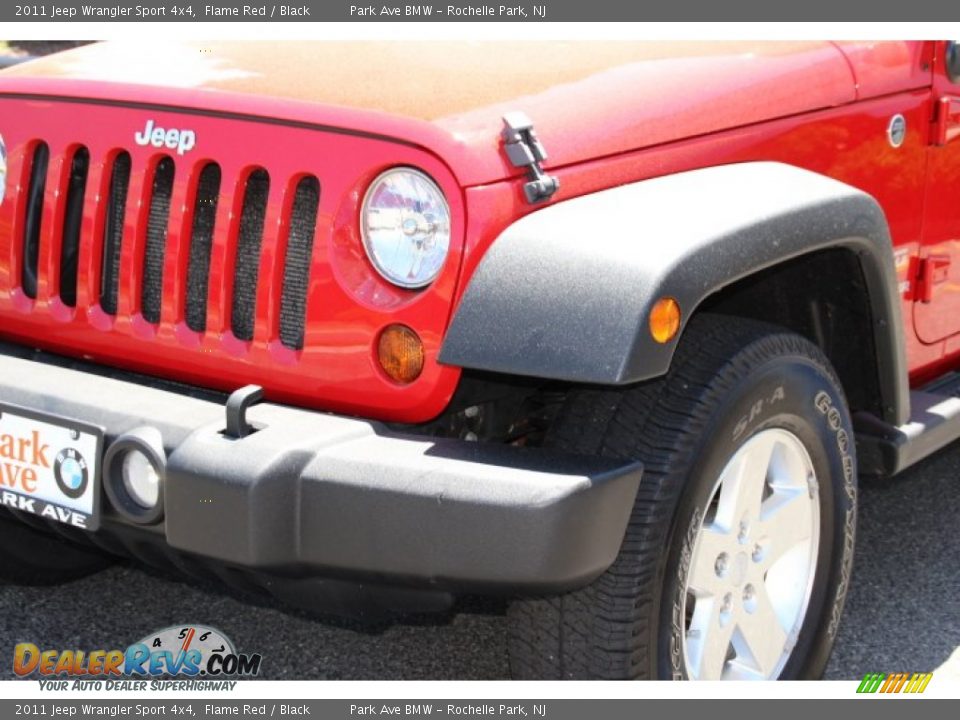2011 Jeep Wrangler Sport 4x4 Flame Red / Black Photo #28