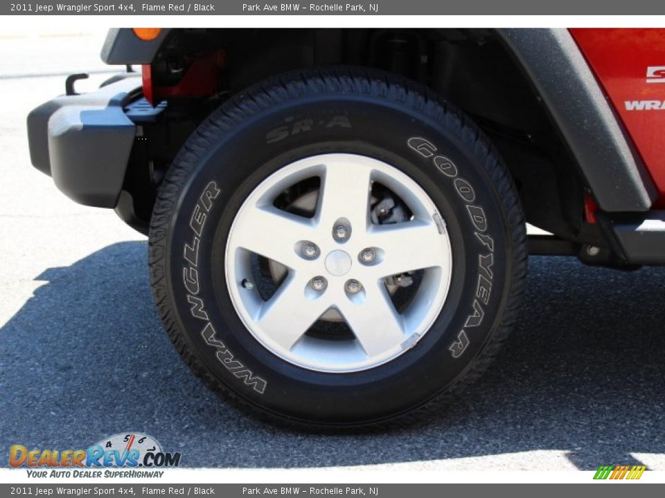 2011 Jeep Wrangler Sport 4x4 Flame Red / Black Photo #29